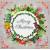 Serwetka do decoupage firmy AMBIENTE wianek Merry Christmas 33x33cm